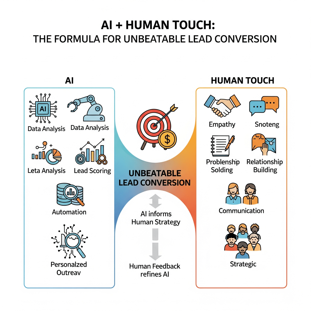 How to Combine AI and Human Touch for Unbeatable Lead Conversion ...